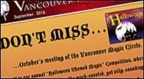 Vancouver magic circle newsletters
